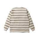 長袖 オーバーサイズド コットン Tシャツ Multi Border ストーン - 14324698 - S | NEW ERA ニューエラ公式オンラインストア