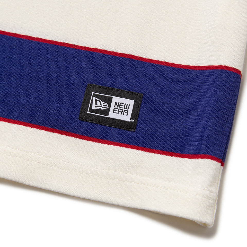 半袖 オーバーサイズド コットン Tシャツ Multi Border ダークロイヤル - 14410061 - S | NEW ERA ニューエラ公式オンラインストア