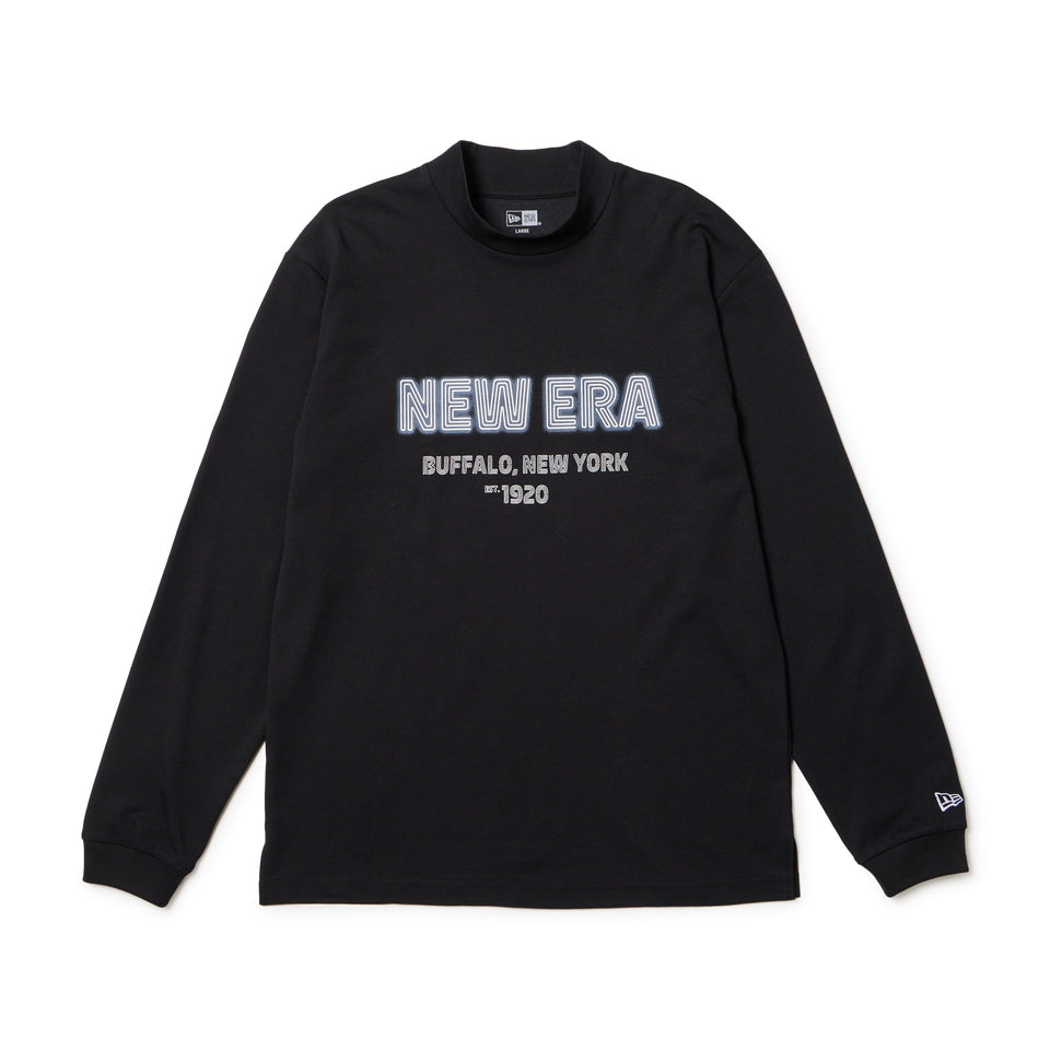 長袖 ミッドネック パフォーマンス Tシャツ Neon Logo ブラック | ゴルフ - 14669860 - S | NEW ERA ニューエラ公式オンラインストア