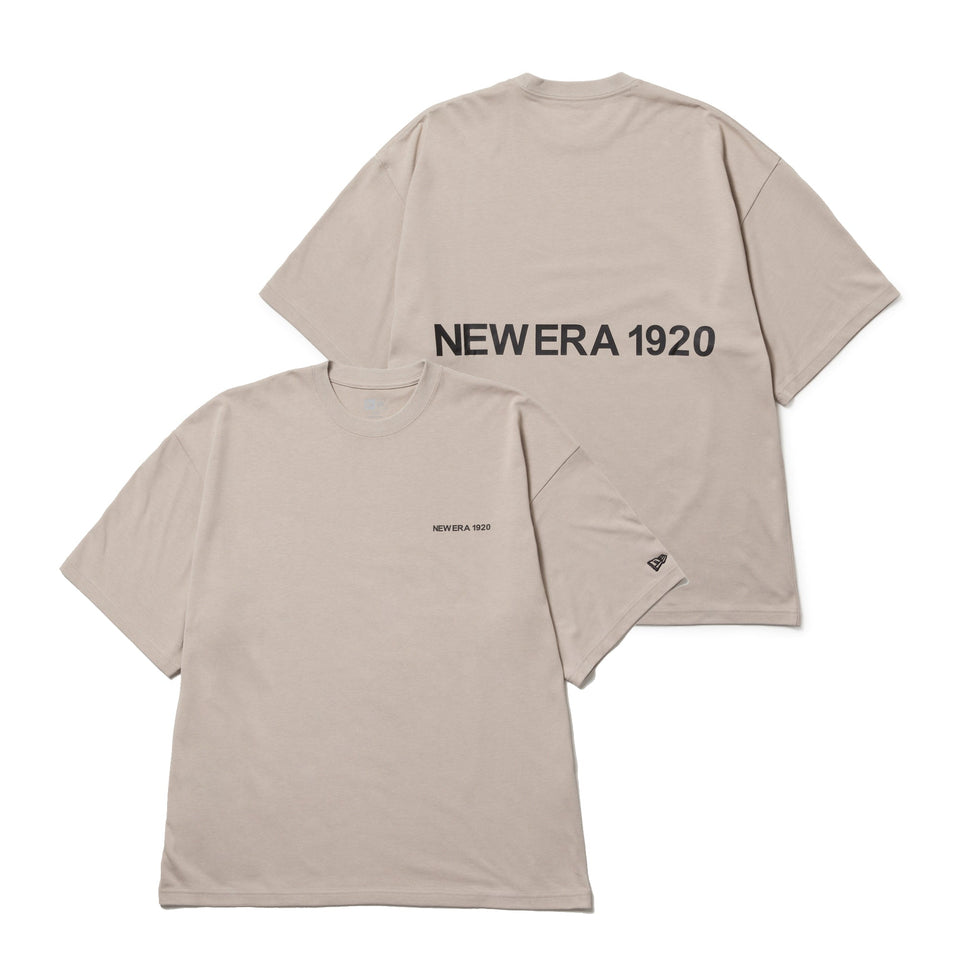 半袖 オーバーサイズド コットン Tシャツ NEW ERA 1920 ローズグレー - 14410058 - S | NEW ERA ニューエラ公式オンラインストア