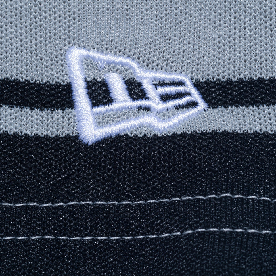 半袖 鹿の子 ミッドネック Tシャツ ボーダー NEW ERA GOLF CLUB