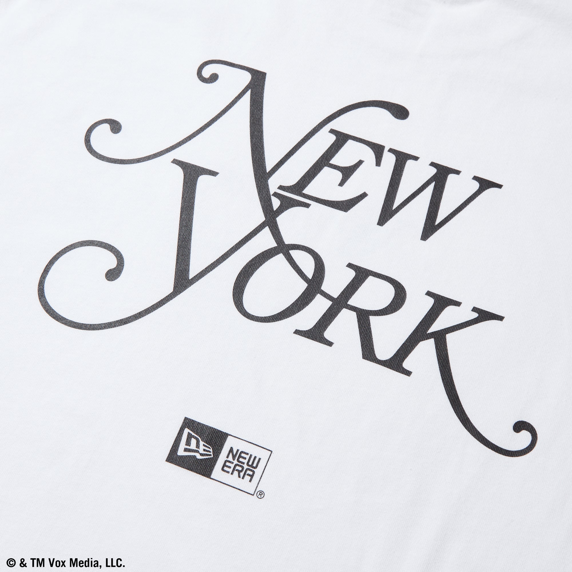 長袖 オーバーサイズド コットン Tシャツ New York Magazine ホワイト 6