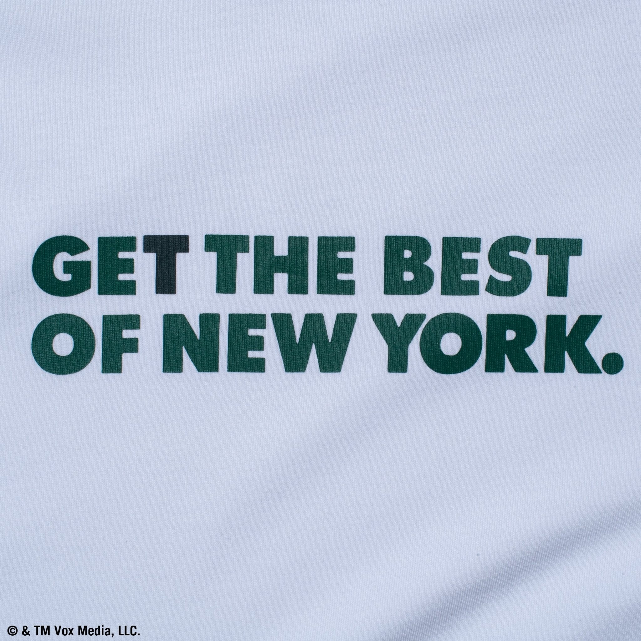 長袖 オーバーサイズド コットン Tシャツ New York Magazine BEST ホワイト 5