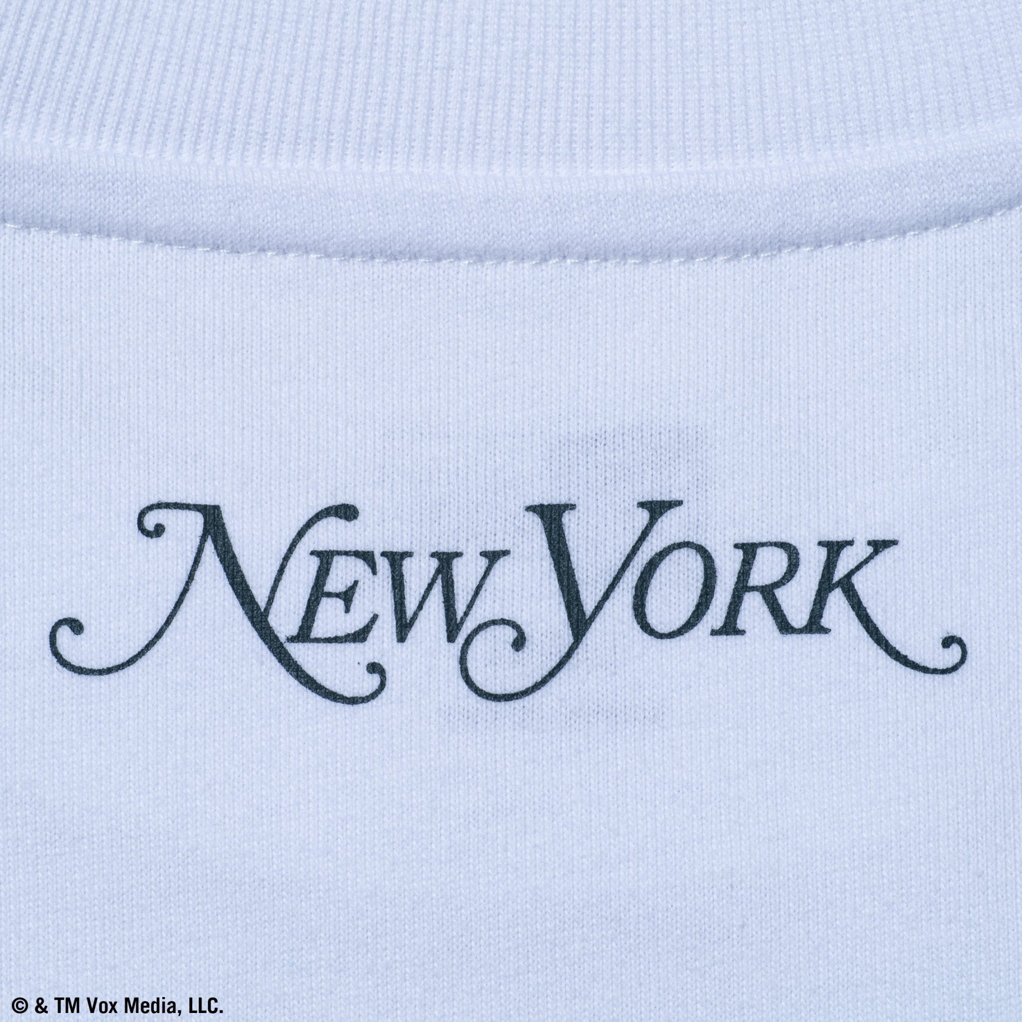 長袖 オーバーサイズド コットン Tシャツ New York Magazine BEST ホワイト 4