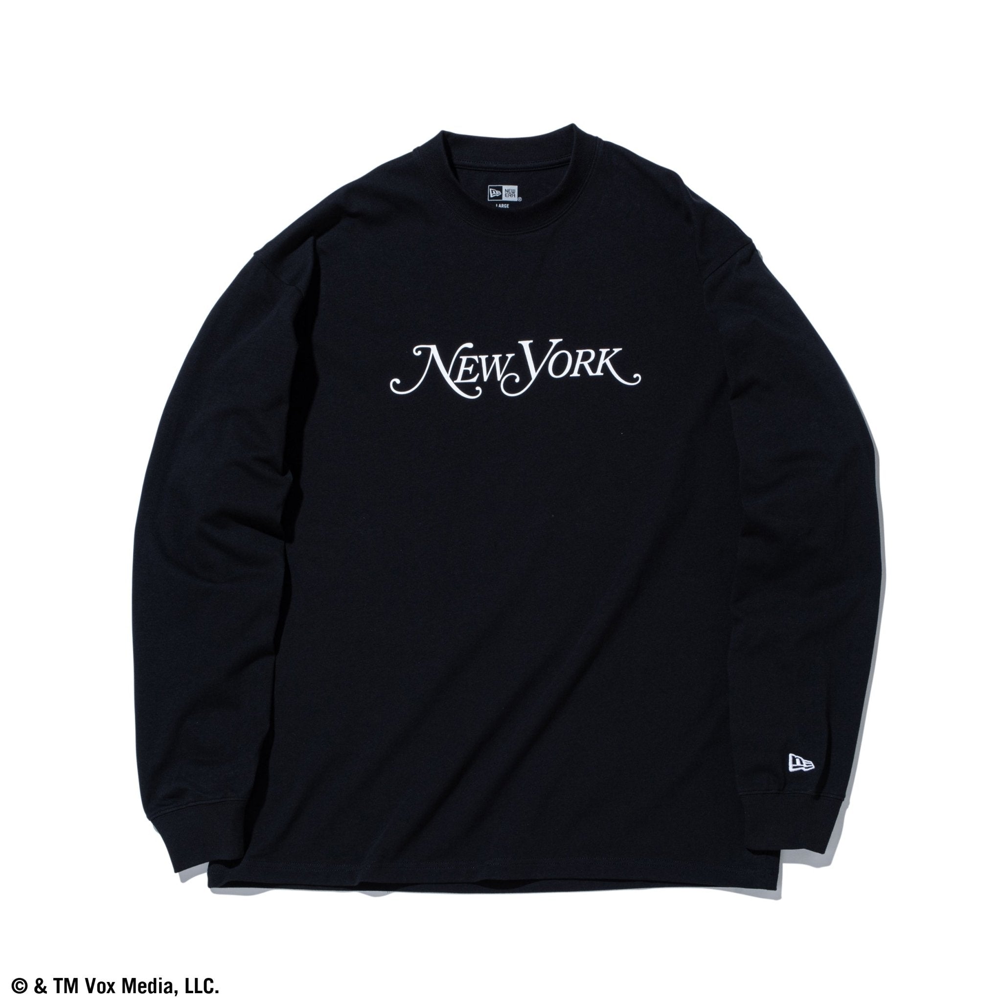 長袖 オーバーサイズド コットン Tシャツ New York Magazine LOVE ブラック 2