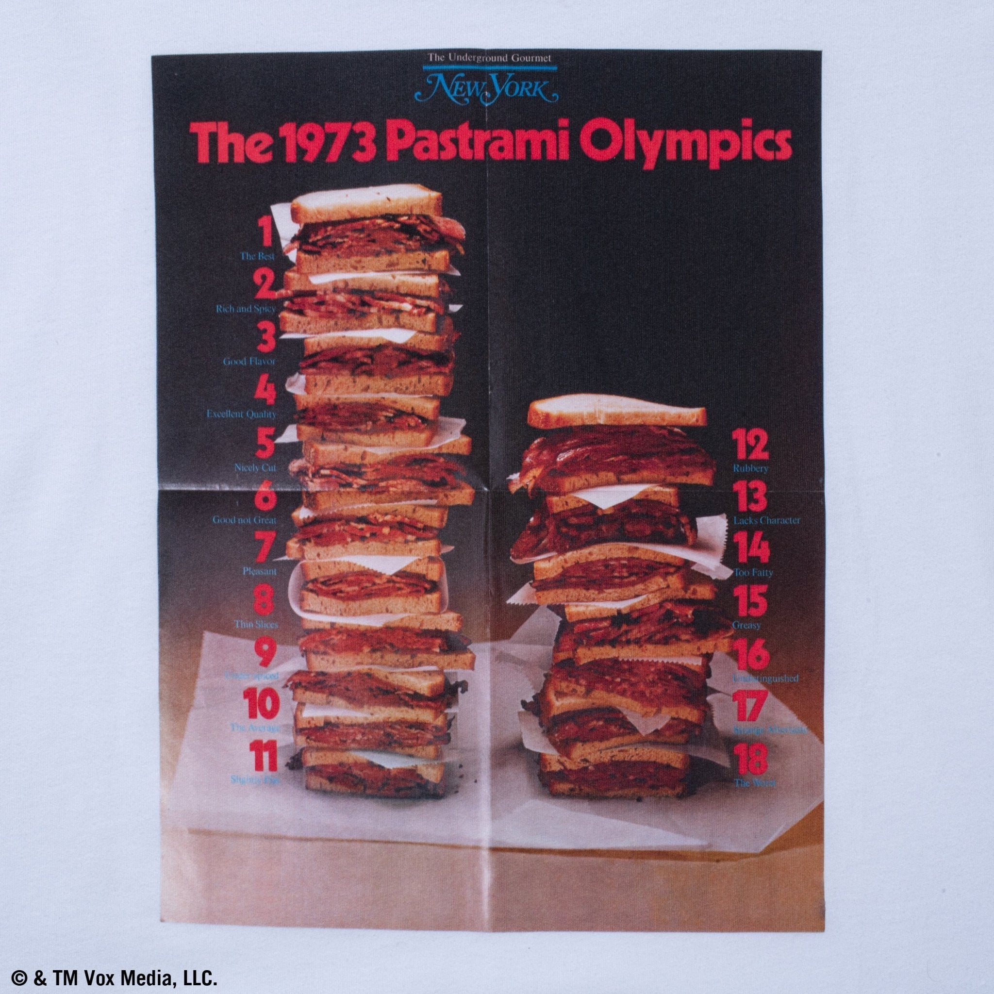 長袖 オーバーサイズド コットン Tシャツ New York Magazine PASTRAMI ホワイト 4