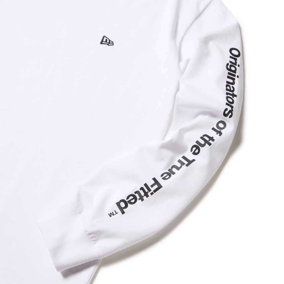 長袖 コットン Tシャツ Origiators of the True Fitted ホワイト レギュラーフィット - 14682706 - S | NEW ERA ニューエラ公式オンラインストア