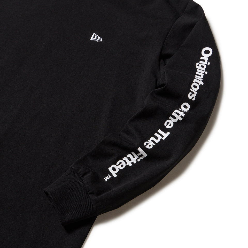 長袖 コットン Tシャツ Origiators of the True Fitted ブラック レギュラーフィット - 14682707 - S | NEW ERA ニューエラ公式オンラインストア