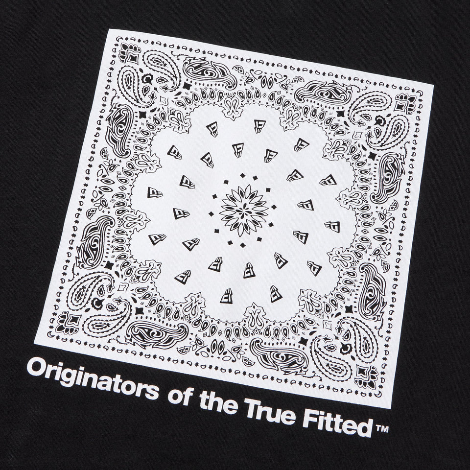 長袖 コットン Tシャツ Paisley ブラック レギュラーフィット - 14682705 - S | NEW ERA ニューエラ公式オンラインストア