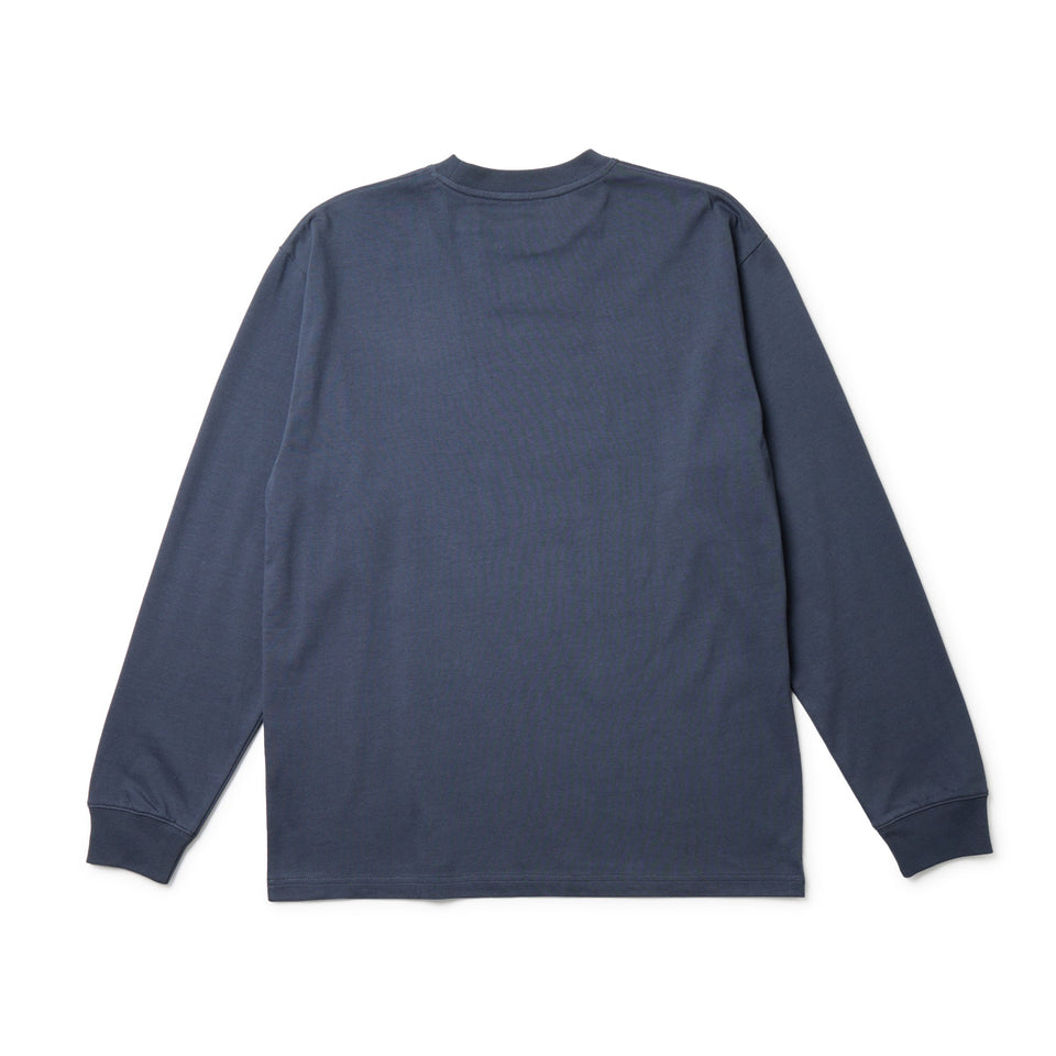 長袖 コットン Tシャツ Pattern Box Logo スレートグレー レギュラーフィット - 14682714 - S | NEW ERA ニューエラ公式オンラインストア