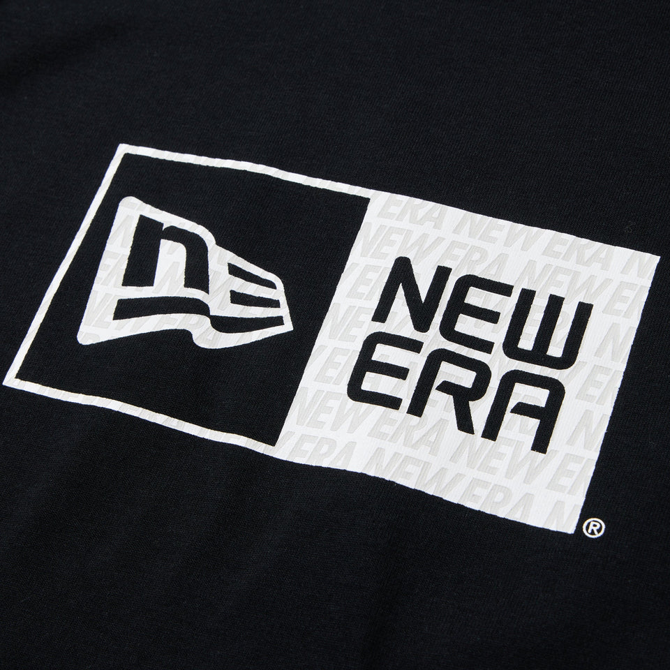 長袖 コットン Tシャツ Pattern Box Logo ブラック レギュラーフィット - 14682715 - S | NEW ERA ニューエラ公式オンラインストア