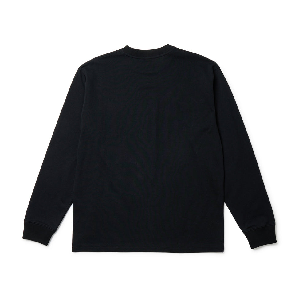 長袖 コットン Tシャツ Pattern Box Logo ブラック レギュラーフィット - 14682715 - S | NEW ERA ニューエラ公式オンラインストア