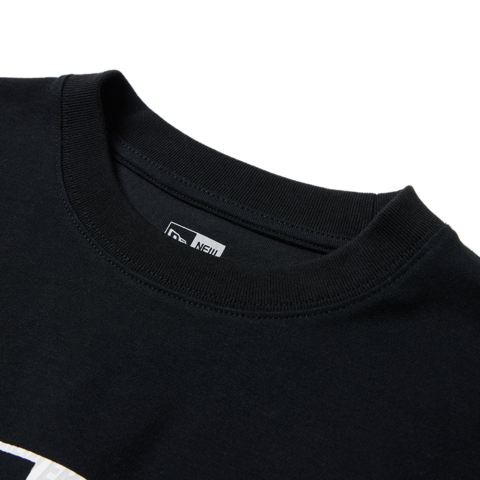 長袖 コットン Tシャツ Pattern Box Logo ブラック レギュラーフィット - 14682715 - S | NEW ERA ニューエラ公式オンラインストア