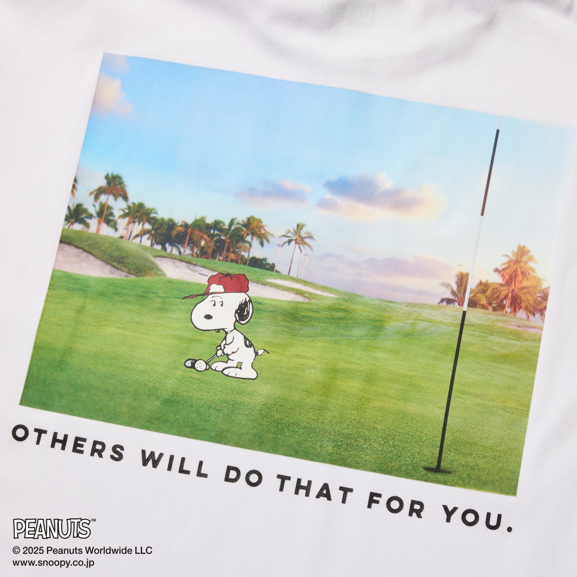 長袖 ハイカラー パフォーマンス Tシャツ PEANUTS ピーナッツ ホワイト | ゴルフ 2