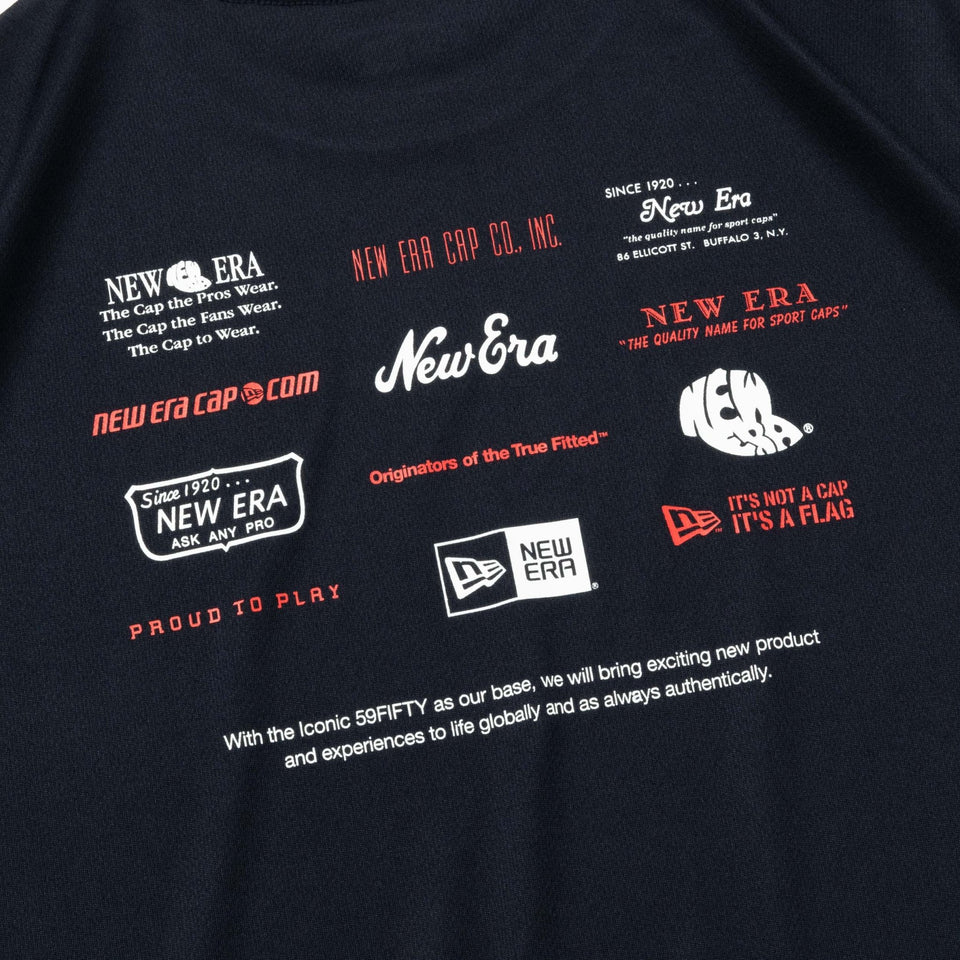 半袖 テック Tシャツ リアクラシックロゴ ネイビー 【 Performance Apparel 】 - 14311385-S | NEW ERA ニューエラ公式オンラインストア