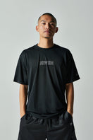 半袖 テック Tシャツ リアクラシックロゴ ブラック 【 Performance Apparel 】 - 14311386-S | NEW ERA ニューエラ公式オンラインストア