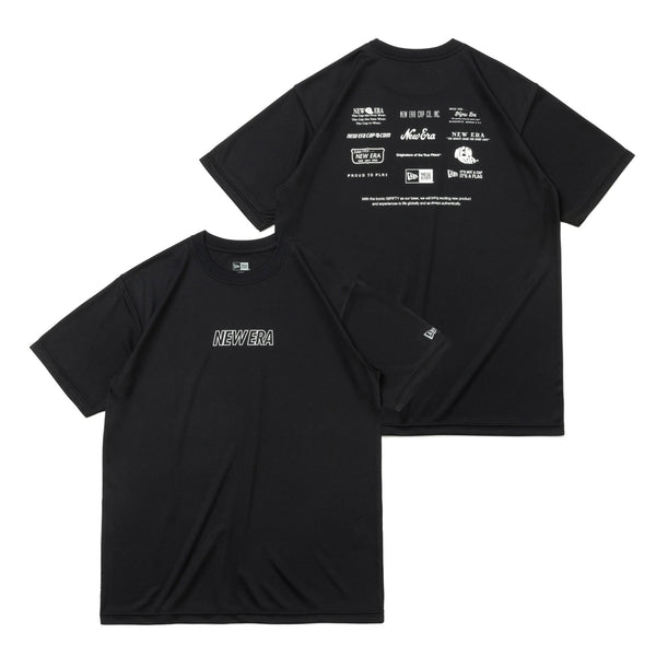 ★New Era★サイズグラフィックTシャツ オーバーサイズド 半袖 コットン Tシャツ グラフィティ ブラック