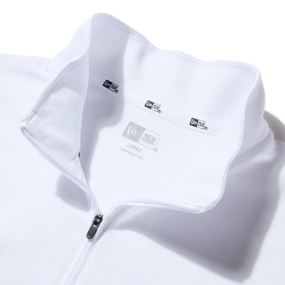 長袖 オーバーサイズド ハーフジップ パフォーマンス Tシャツ ホワイト【Performance Apparel】 - 14312834 - S | NEW ERA ニューエラ公式オンラインストア