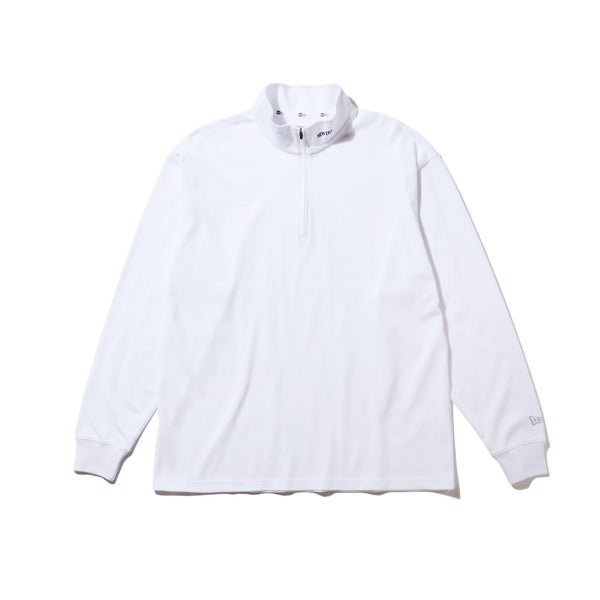【NEW限定品】 長袖 オーバーサイズド ハーフジップ パフォーマンス Tシャツ メンズウェア
