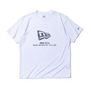 半袖 テック Tシャツ フラッグロゴ ウッドランドカモ ホワイト レギュラーフィット【Performance Apparel】 - 14666295 - S | NEW ERA ニューエラ公式オンラインストア