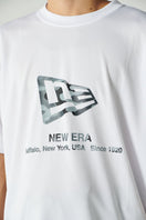 半袖 テック Tシャツ フラッグロゴ ウッドランドカモ ホワイト レギュラーフィット【Performance Apparel】 - 14666295 - S | NEW ERA ニューエラ公式オンラインストア