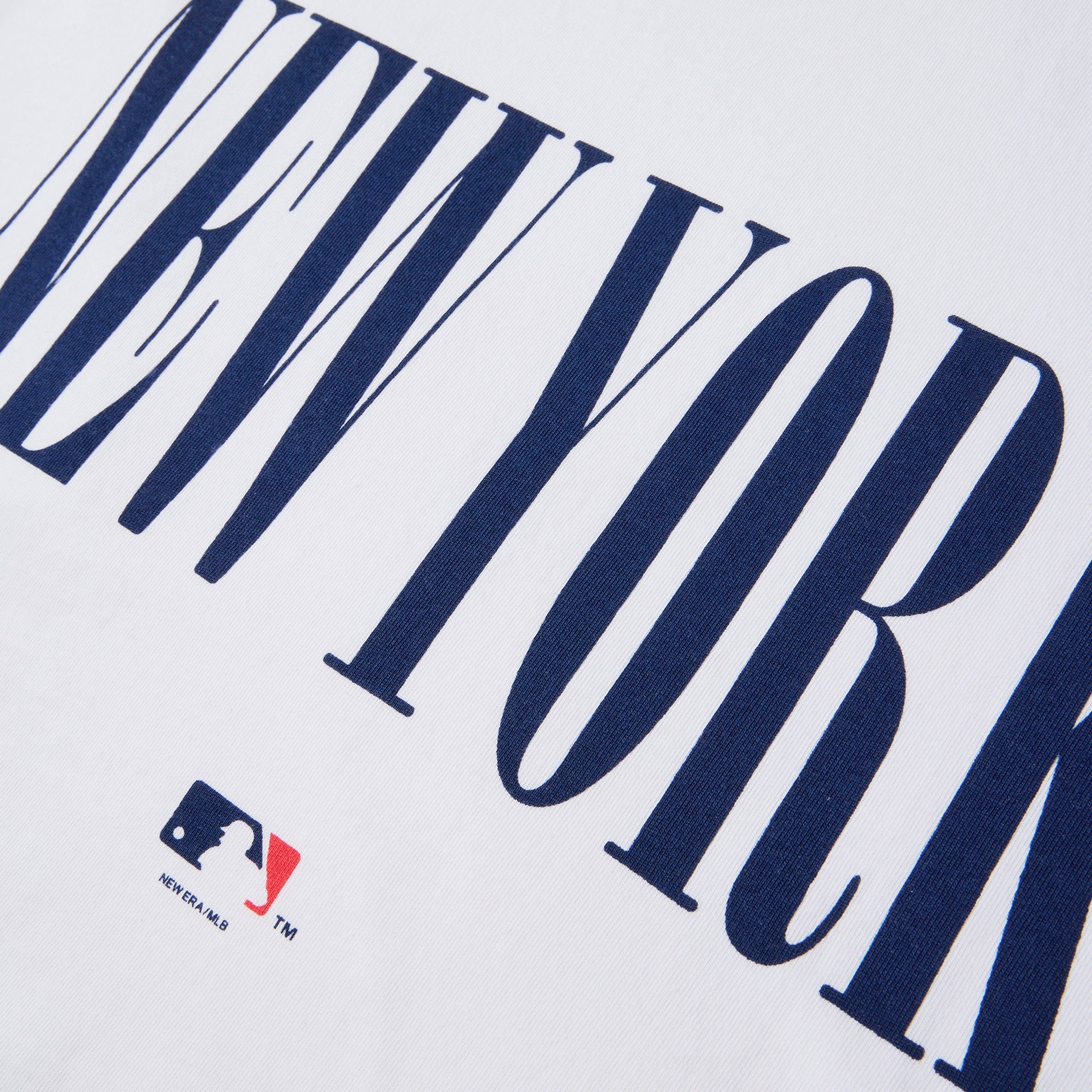 半袖 オーバーサイズド コットン Tシャツ Powered by GORO NAKATSUGAWA（min-nano）ニューヨーク・ヤンキース ホワイト 2