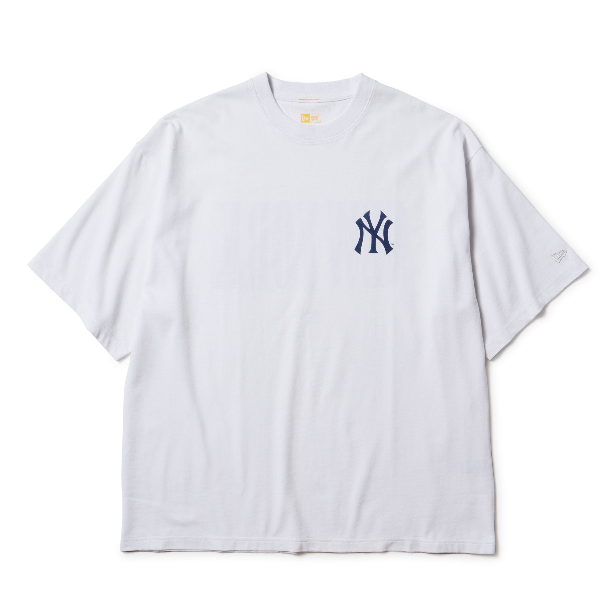 半袖 オーバーサイズド コットン Tシャツ Powered by GORO NAKATSUGAWA（min-nano）ニューヨーク・ヤンキース ホワイト 4