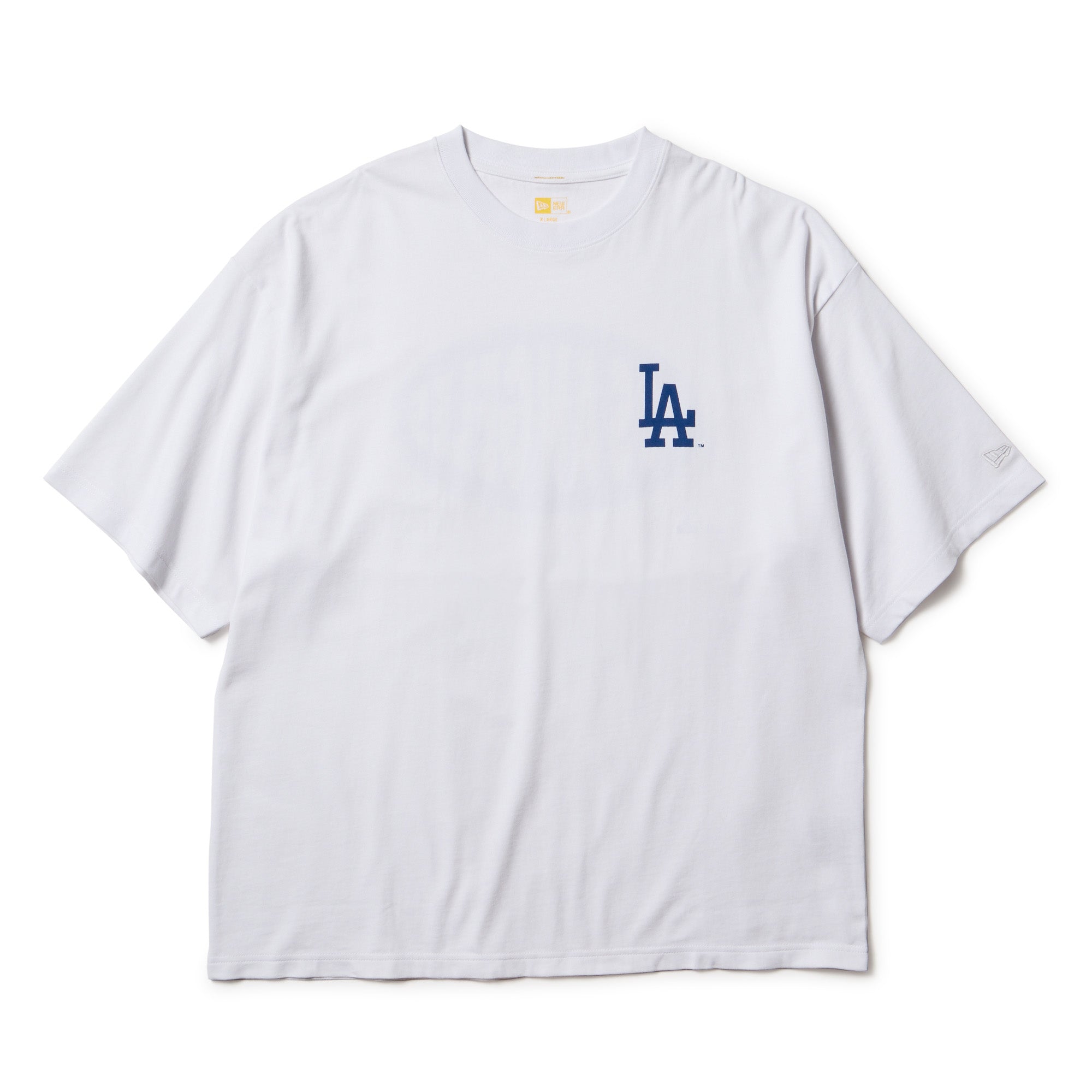 半袖 オーバーサイズド コットン Tシャツ Powered by GORO NAKATSUGAWA（min-nano）ロサンゼルス・ドジャース ホワイト 4