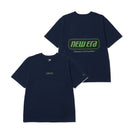 半袖 ウォッシュド コットン Tシャツ Racer Logo ライトネイビー - 14410027 - S | NEW ERA ニューエラ公式オンラインストア