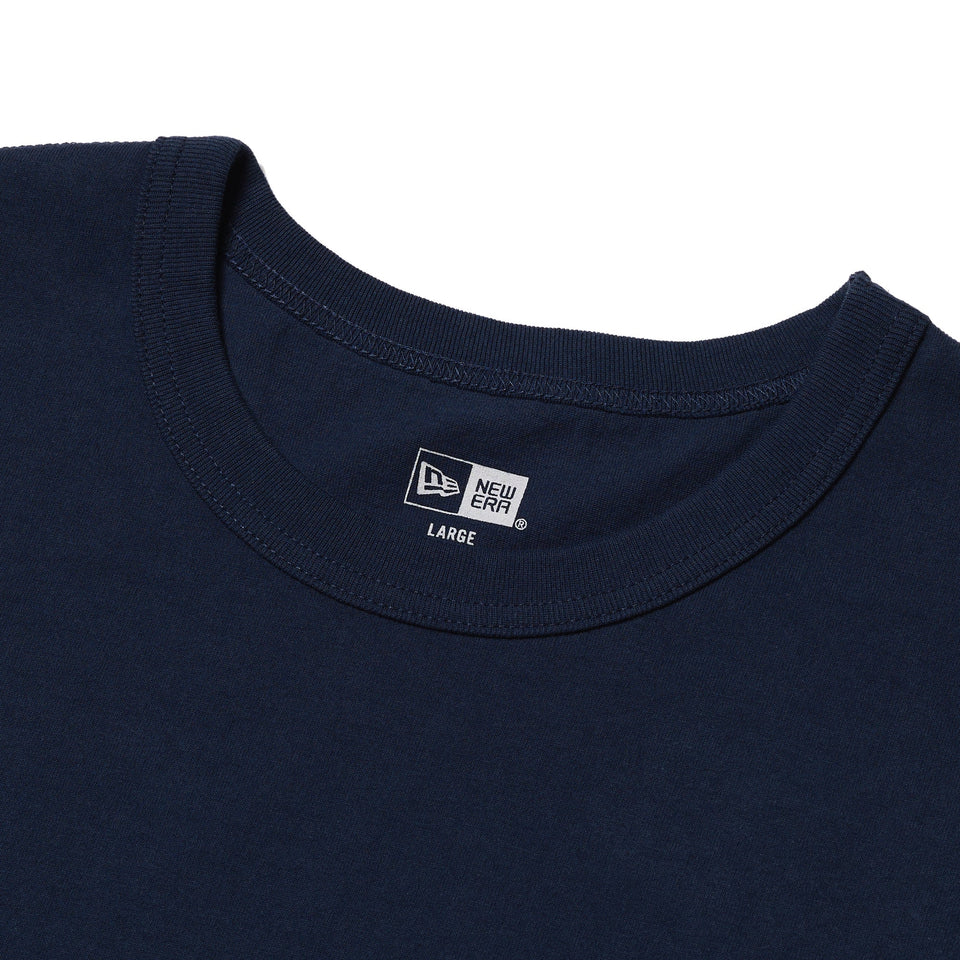 半袖 ウォッシュド コットン Tシャツ Racer Logo ライトネイビー - 14410027 - S | NEW ERA ニューエラ公式オンラインストア