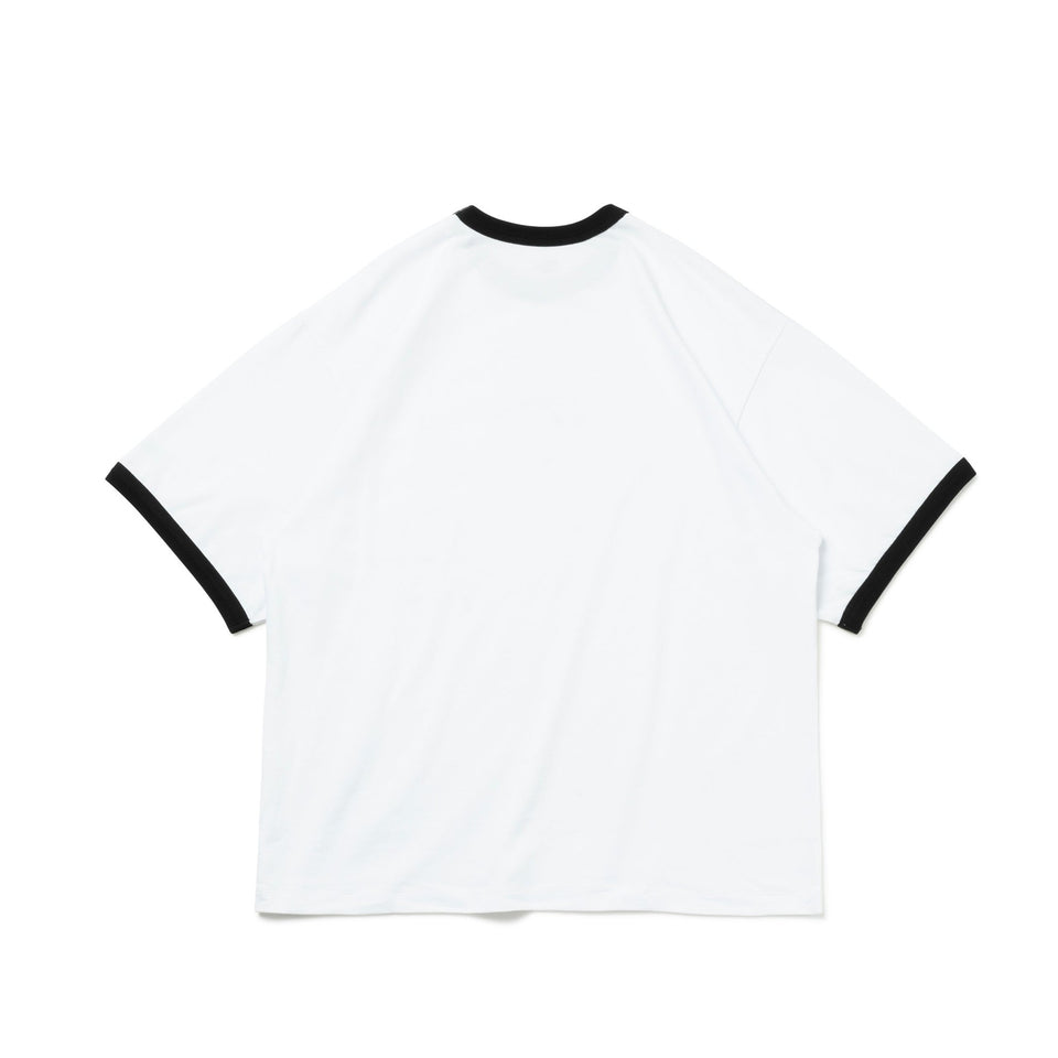 半袖 オーバーサイズド コットン Tシャツ Ringer Tee ホワイト/ブラック - 14121869-S | NEW ERA ニューエラ公式オンラインストア