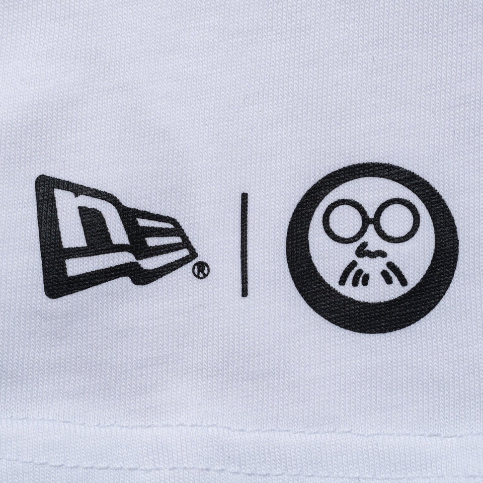 半袖 オーバーサイズド コットン Tシャツ SAKAMOTO DAYS フラッグロゴ ホワイト - 14801507 - S | NEW ERA ニューエラ公式オンラインストア