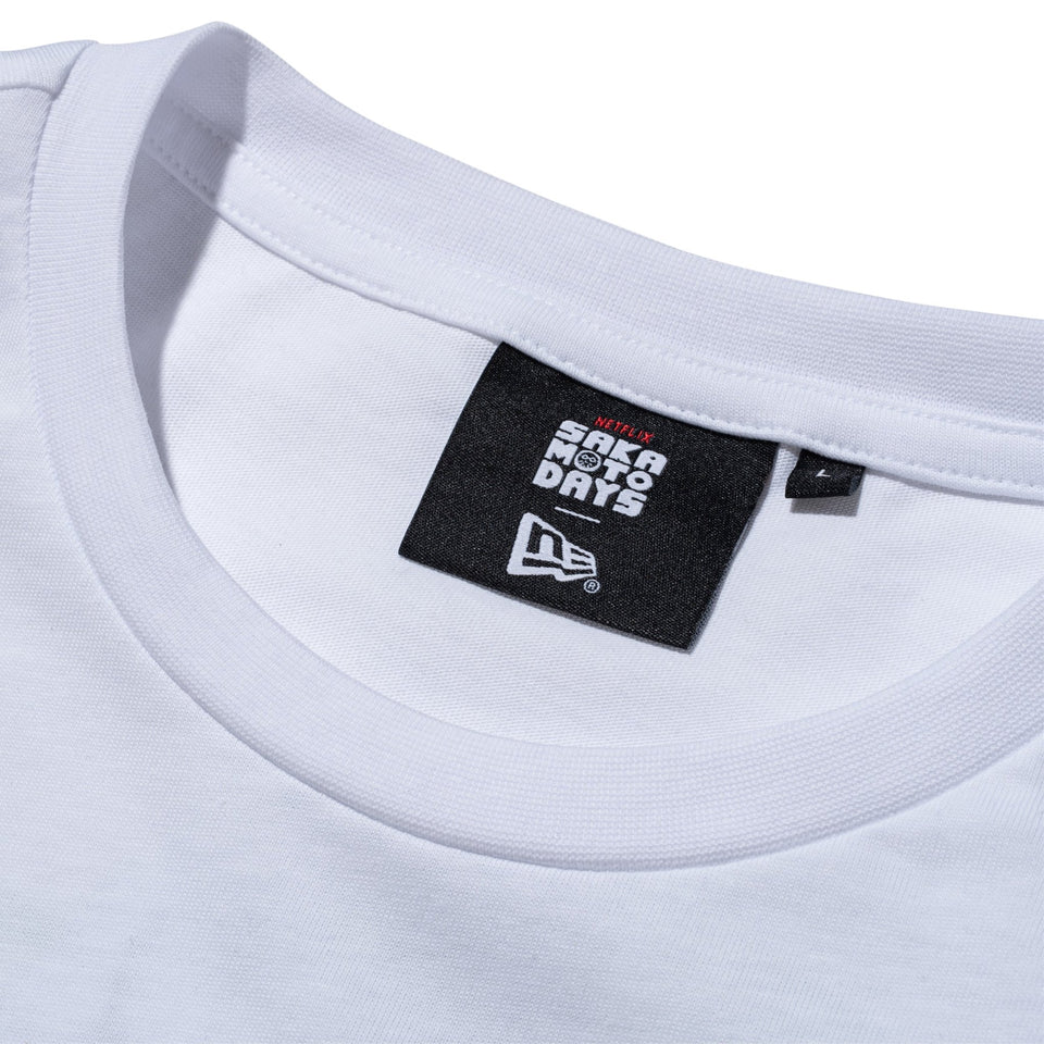 半袖 オーバーサイズド コットン Tシャツ SAKAMOTO DAYS フラッグロゴ ホワイト - 14801507 - S | NEW ERA ニューエラ公式オンラインストア