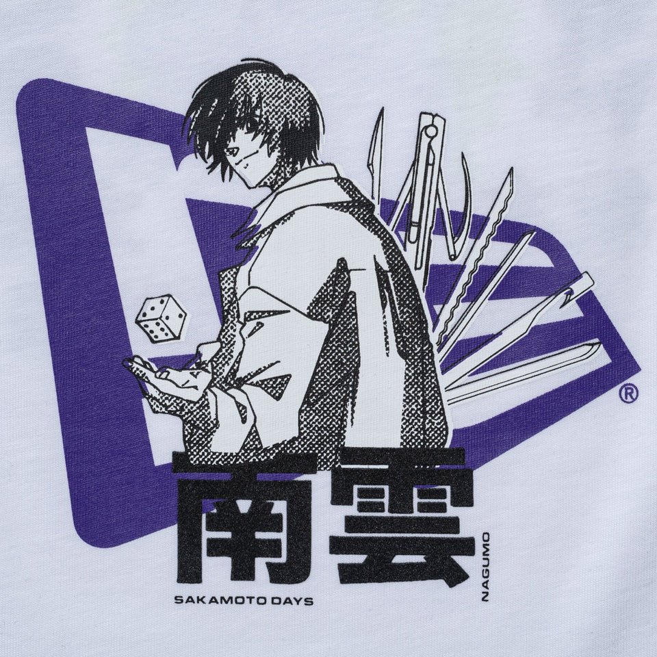 半袖 オーバーサイズド コットン Tシャツ SAKAMOTO DAYS フラッグロゴ ホワイト - 14801507 - S | NEW ERA ニューエラ公式オンラインストア