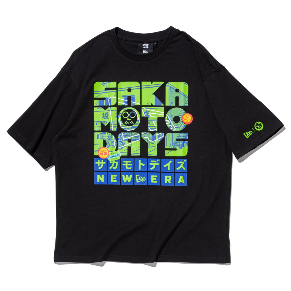半袖 オーバーサイズド コットン Tシャツ SAKAMOTO DAYS ブラック - 14801508 - S | NEW ERA ニューエラ公式オンラインストア