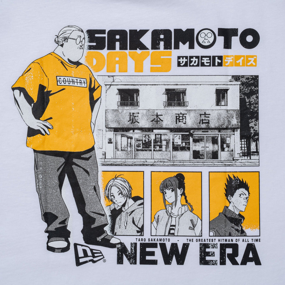 半袖 オーバーサイズド コットン Tシャツ SAKAMOTO DAYS ブラック - 14801509 - S | NEW ERA ニューエラ公式オンラインストア