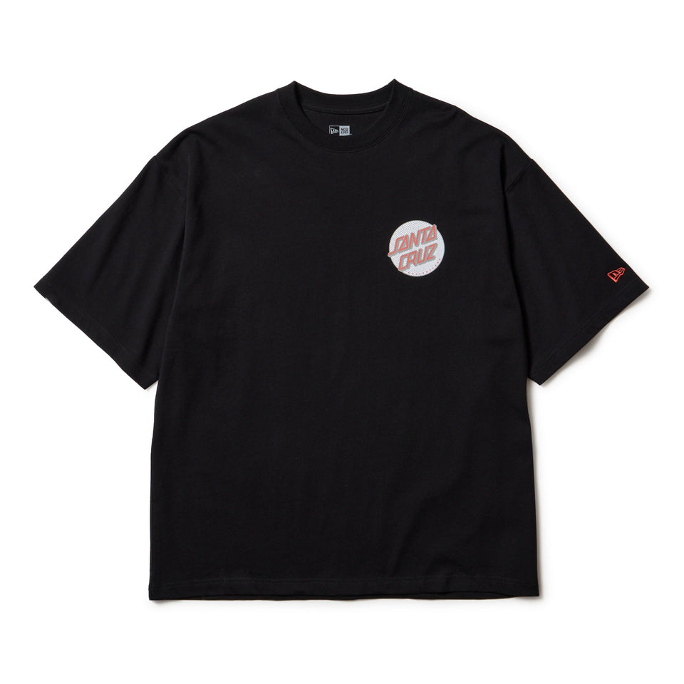 半袖 オーバーサイズド コットン Tシャツ SANTA CRUZ スクリーミングハンド ブラック - 14384106 - S | NEW ERA ニューエラ公式オンラインストア
