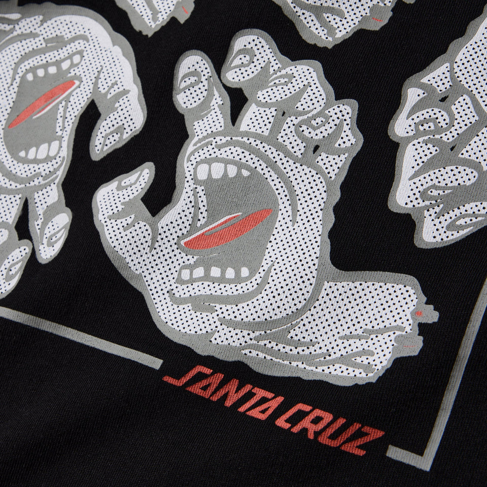 半袖 オーバーサイズド コットン Tシャツ SANTA CRUZ スクリーミングハンド ブラック - 14384106 - S | NEW ERA ニューエラ公式オンラインストア