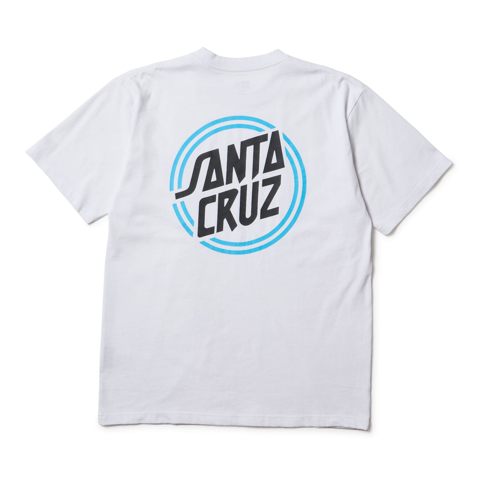 半袖 コットン Tシャツ SANTA CRUZ サークルロゴ ホワイト レギュラーフィット - 14384107 - S | NEW ERA ニューエラ公式オンラインストア