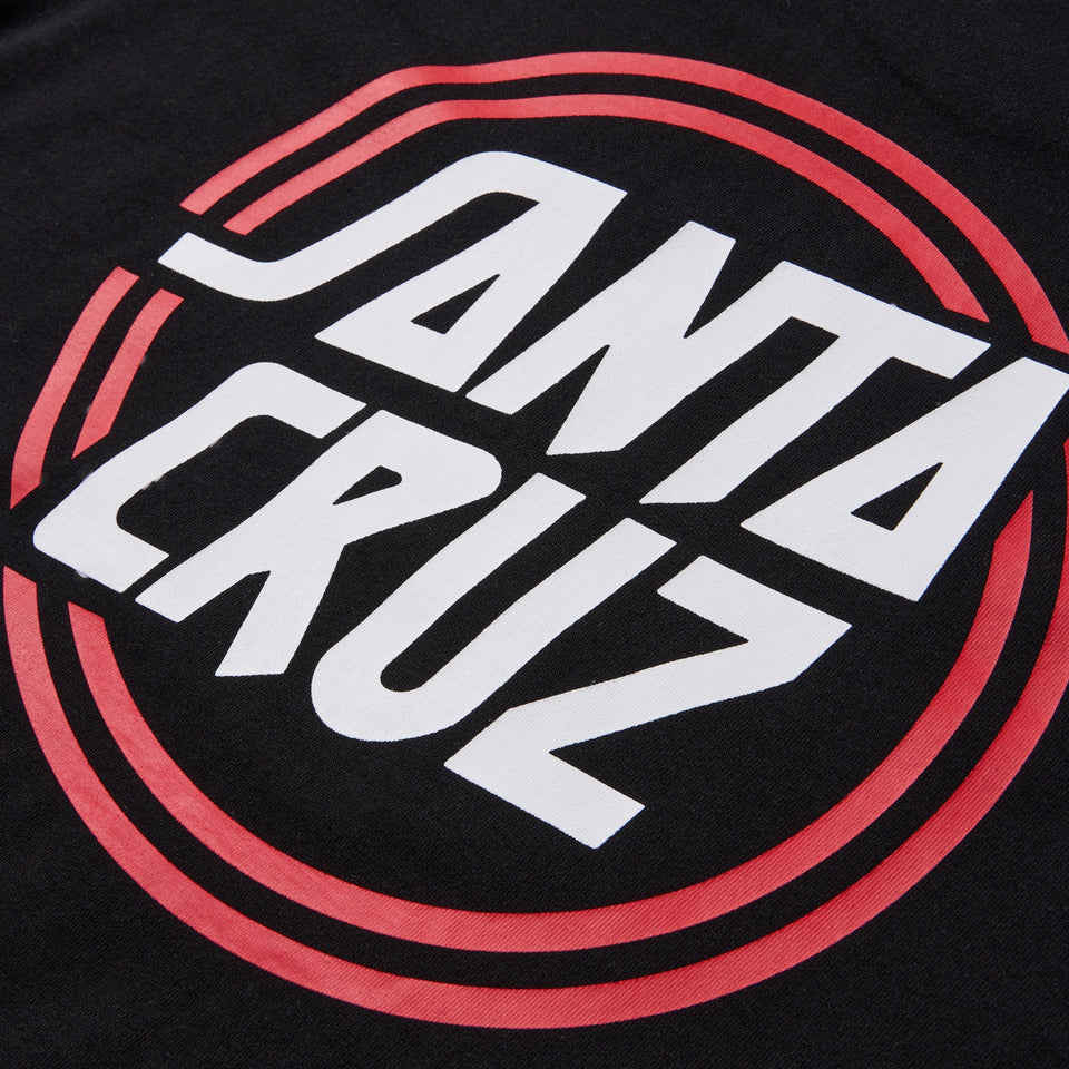半袖 コットン Tシャツ SANTA CRUZ サークルロゴ ブラック レギュラーフィット - 14384108 - S | NEW ERA ニューエラ公式オンラインストア