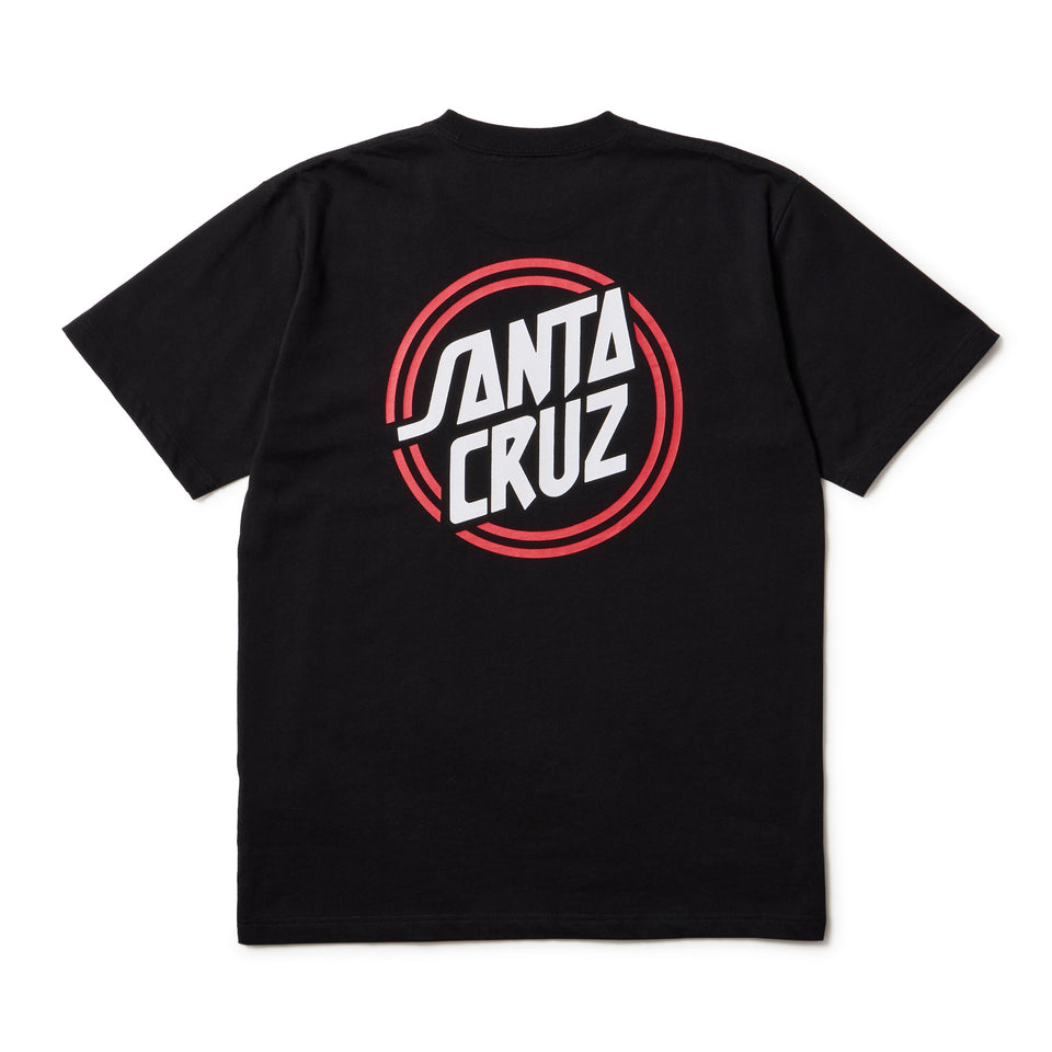半袖 コットン Tシャツ SANTA CRUZ サークルロゴ ブラック レギュラーフィット - 14384108 - S | NEW ERA ニューエラ公式オンラインストア