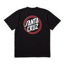 半袖 コットン Tシャツ SANTA CRUZ サークルロゴ ブラック レギュラーフィット - 14384108 - S | NEW ERA ニューエラ公式オンラインストア