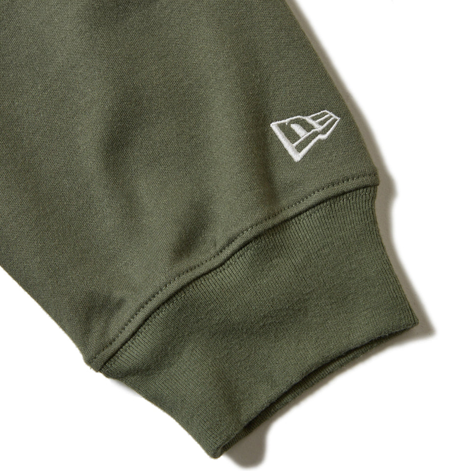 【ゴルフ】長袖 ハイカラー ウォーム Tシャツ Sleeve Logo オリーブ - 14326413 - S | NEW ERA ニューエラ公式オンラインストア