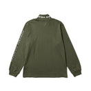【ゴルフ】長袖 ハイカラー ウォーム Tシャツ Sleeve Logo オリーブ - 14326413 - S | NEW ERA ニューエラ公式オンラインストア