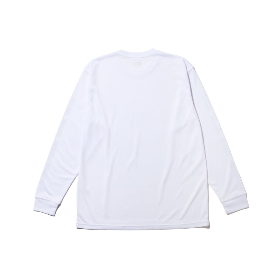 長袖 テック Tシャツ Sleeve Logo ホワイト レギュラーフィット【 Performance Apparel 】 - 14312824 - S | NEW ERA ニューエラ公式オンラインストア