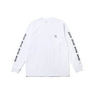 長袖 テック Tシャツ Sleeve Logo ホワイト レギュラーフィット【 Performance Apparel 】 - 14312824 - S | NEW ERA ニューエラ公式オンラインストア