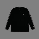 長袖 テック Tシャツ Sleeve Logo ブラック レギュラーフィット【 Performance Apparel 】 - 14312825 - S | NEW ERA ニューエラ公式オンラインストア