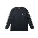 長袖 テック Tシャツ Sleeve Logo ブラック レギュラーフィット【 Performance Apparel 】 - 14312825 - S | NEW ERA ニューエラ公式オンラインストア