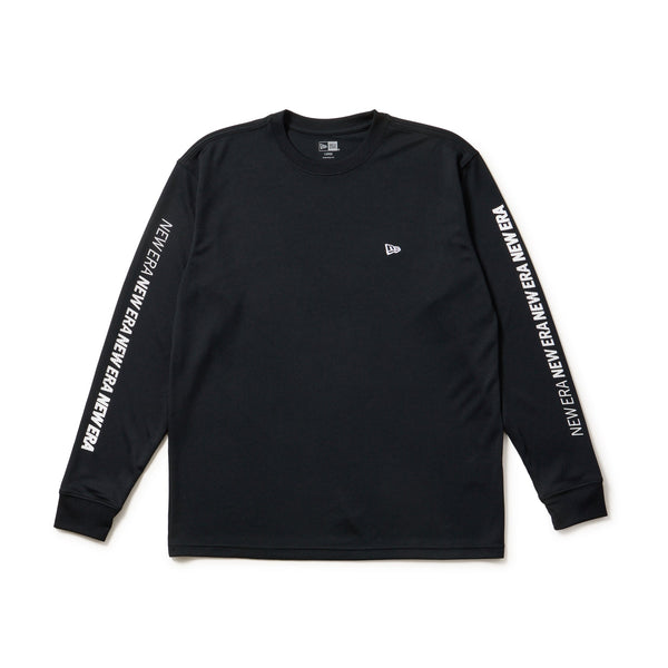 alo 25年秋新作 ブラック 長袖Tシャツ キャップ セットFREE SIZE 長袖 オーバーサイズド パフォーマンス Tシャツ Vertical Logo
