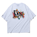 オーバーサイズド コットン Tシャツ SQUID GAME イカゲーム フラッグロゴ ストーン - 14733205 - S | NEW ERA ニューエラ公式オンラインストア